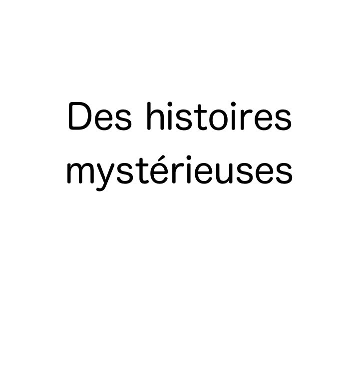 Des histoires mystérieuses – Rätselhafte Geschichten im Französischunterricht der 8d